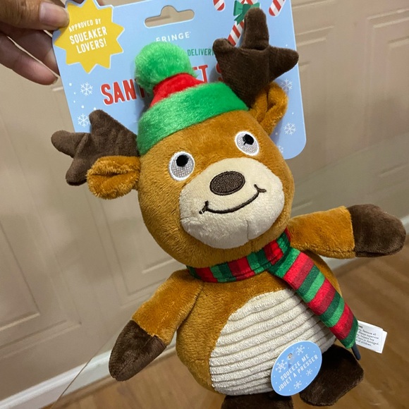 Brand New Reindeer With Squeaker 9” - Picture 6 of 7